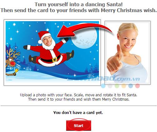 Convierte tu foto de perfil en un Papá Noel bailando