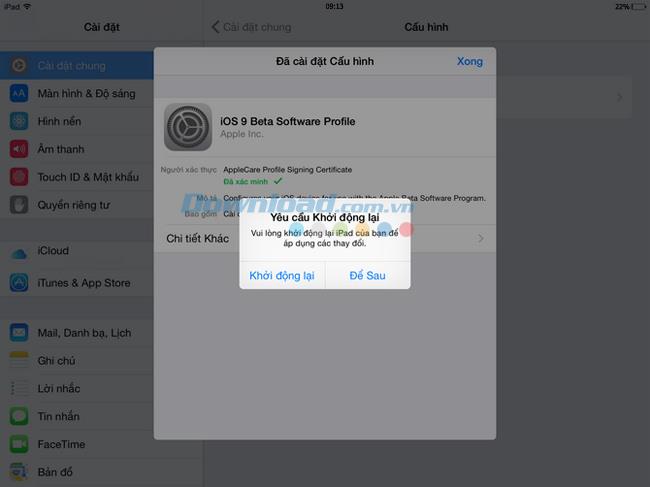Anweisungen zur schnellsten Installation von iOS 9 Public Beta