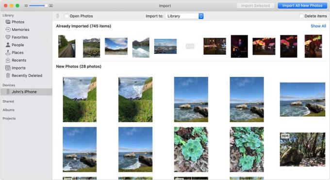 Instructions pour copier des photos de l'iPhone vers l'ordinateur