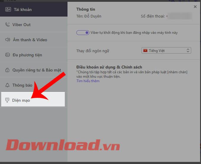 Instrucciones para cambiar el fondo de pantalla del chat de Viber