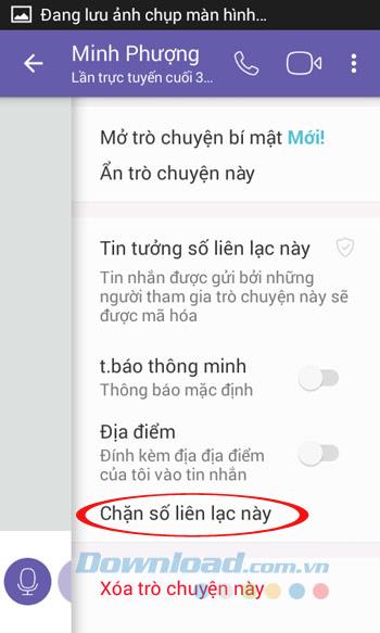How to block spam messages on Viber