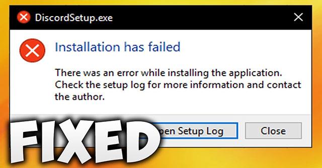 Corrige l'erreur de ne pas pouvoir installer Discord sur Windows 10
