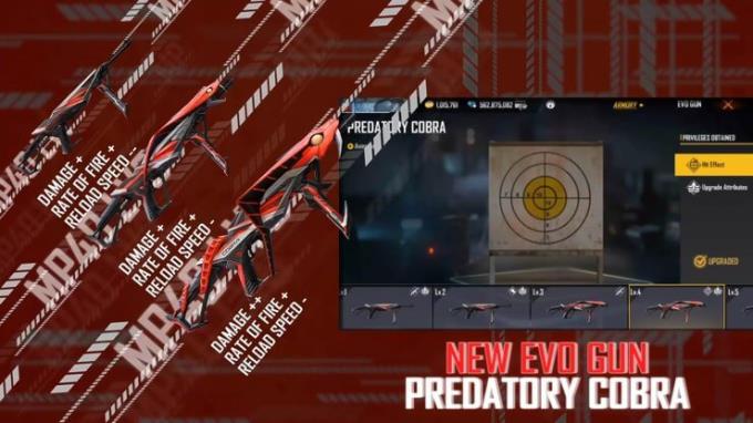 Free Fire: List of all evolved skins