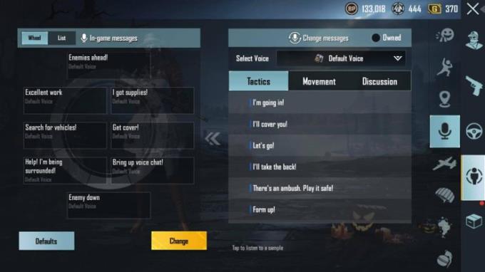 Cara menukar suara di PUBG Mobile di Android dan iOS