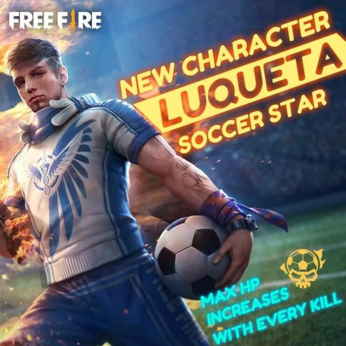 Free Fire: So spielen Sie den Charakter Luqueta