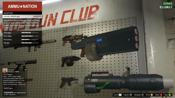 GTA Online: Senjata dan kendaraan paling mahal di game