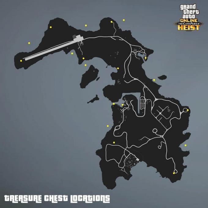 Lokasi peti harta karun di GTA Online
