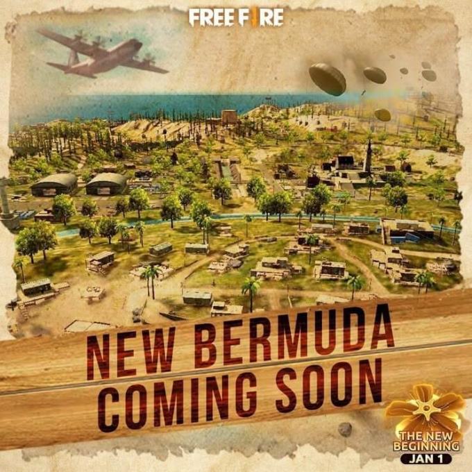 Free Fire 2021 : The New Beginning ajoutera Bermuda 2.0