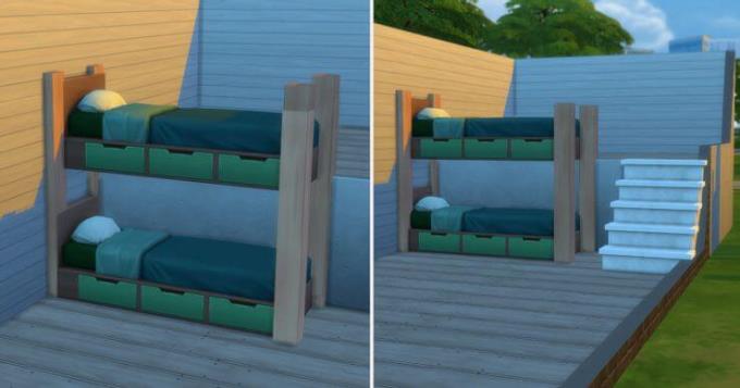 The Sims 4: A step-by-step guide to creating bunk beds