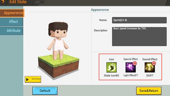 Instruções para usar o plug-in [Status] no Mini World: Block Art