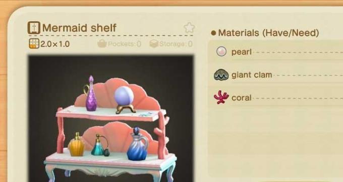 Animal Crossing: New Horizons - все рецепты своими руками на тему русалок