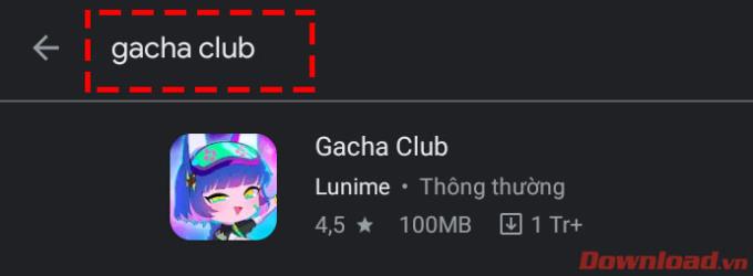 Instructions for downloading and installing the game Gacha Club
