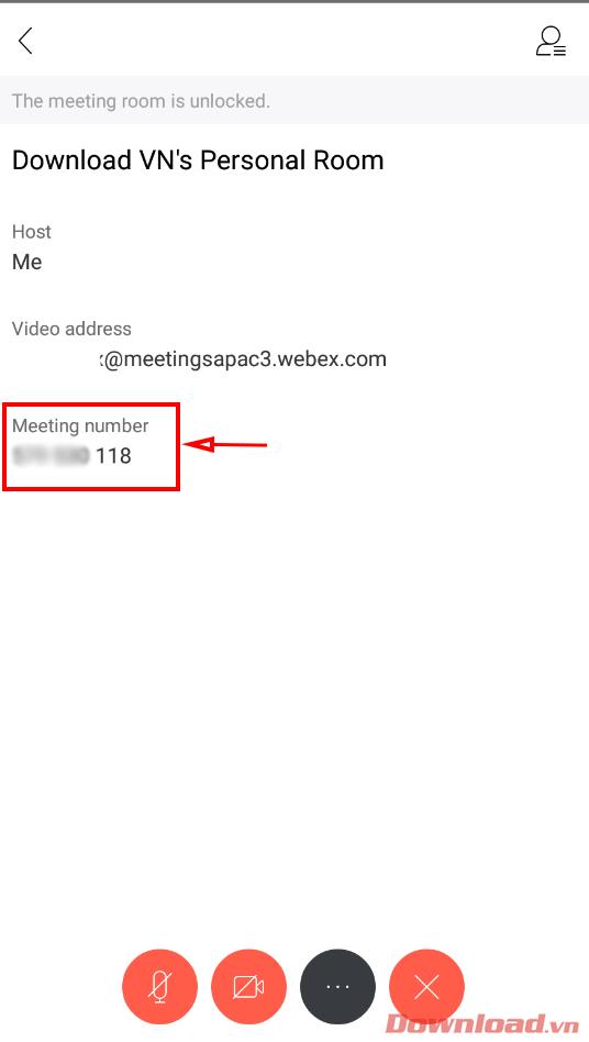 モバイルでWebexMeetingを登録および使用するための手順