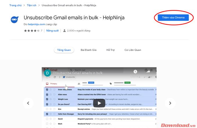 Come annullare l'iscrizione alla posta in blocco con Gmail Annulla l'iscrizione