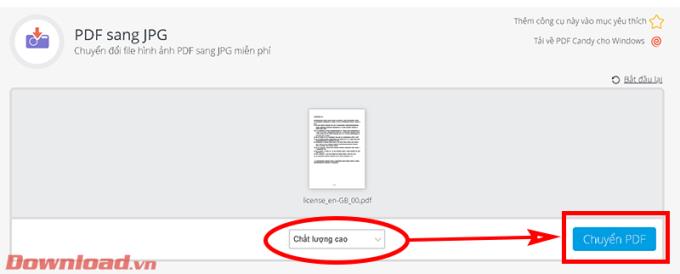 Instructions to convert PDF to image without software