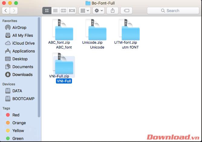 Instrucciones para instalar fuentes en Mac