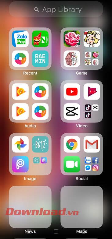 Instructions for using iOS 15 Launcher on Android