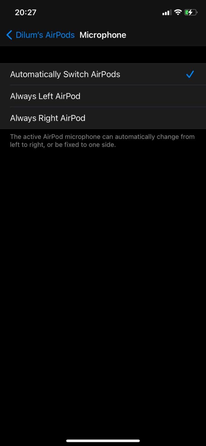 How to fix microphone on AirPods not working