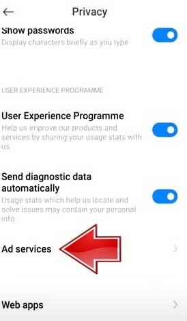 How to turn off ads in MIUI 12