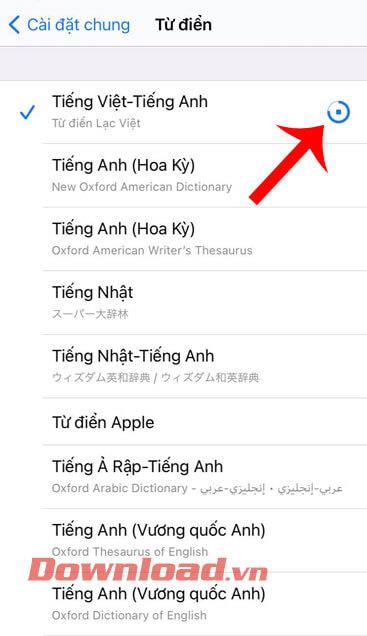 Anweisungen zur Verwendung des automatischen Vietnamesisch-Wörterbuchs auf dem iPhone