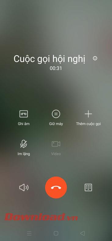 Instructions to call many people at the same time on Android