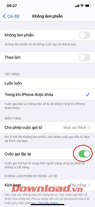 How to block repeat calls on iPhone