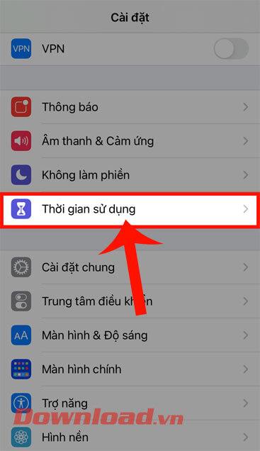 Instrucciones para limitar el tiempo de aplicación en iPhone
