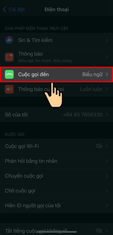 Instructions pour régler l'interface de notification d'appel sur iOS 14