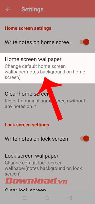 Petunjuk untuk menulis catatan di layar Android