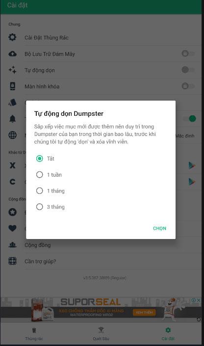 تعليمات لاستخدام Dumpster لاستعادة البيانات المحذوفة على الهاتف