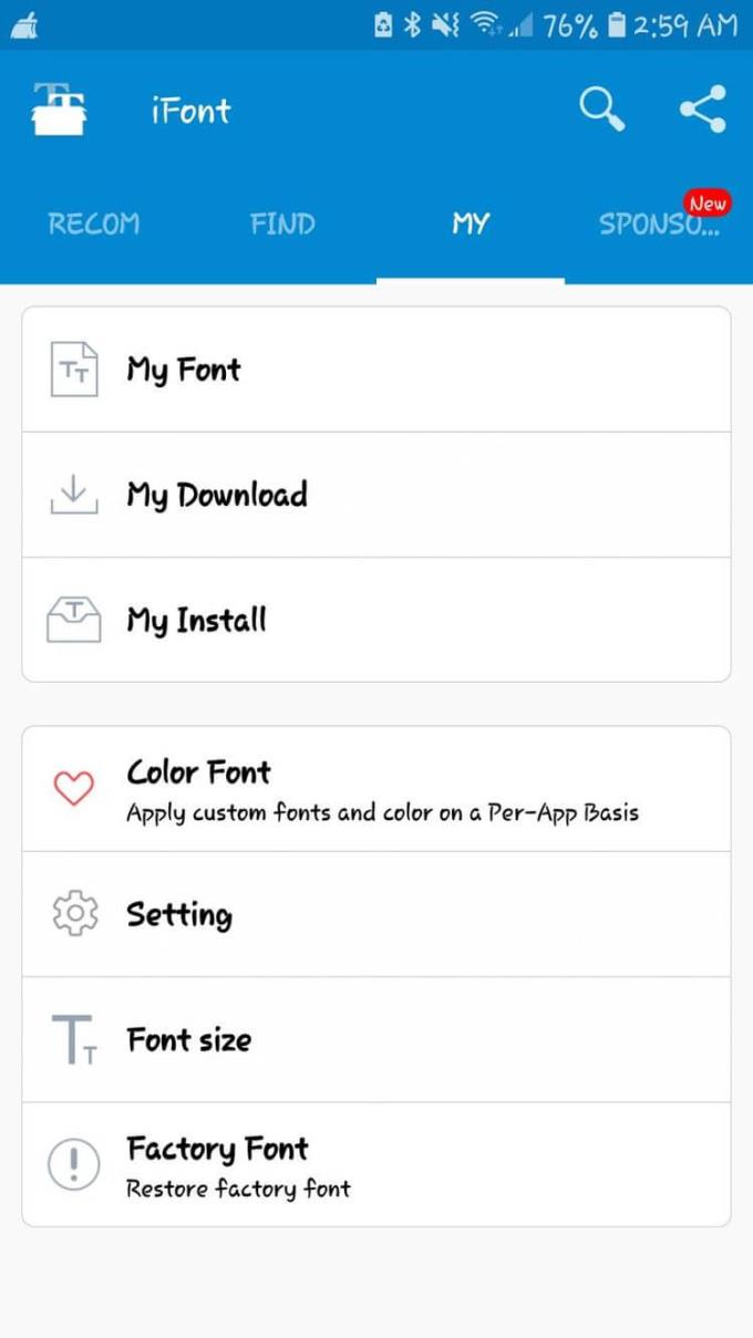 Simple ways to change the font on Android