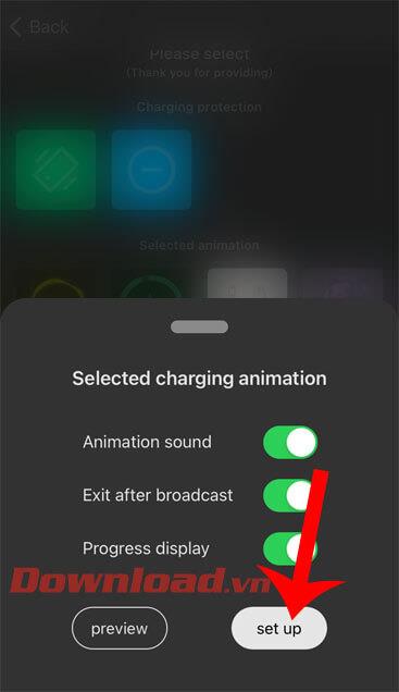 How to use Charging play (充电动画) to create an iPhone charging animation