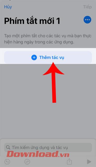 Instructions pour ouvrir Facebook, Youtube, TikTok, ... lors de la saisie au dos sur iOS 14