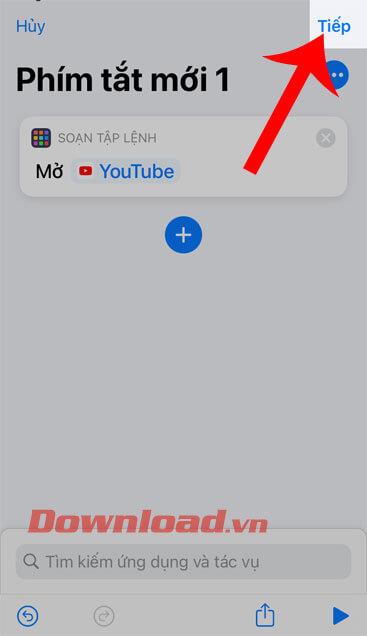 Petunjuk untuk membuka Facebook, Youtube, TikTok, ... saat mengetik di belakang di iOS 14