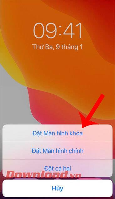 Instructions pour que le fond d'écran change de jour et de nuit sur iPhone