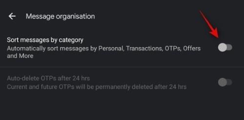 چگونه پیام های OTP را به طور خودکار پس از 24 ساعت در Android حذف کنیم
