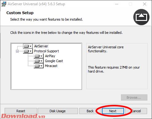 How to install and use AirServer to livestream phone screen to PC