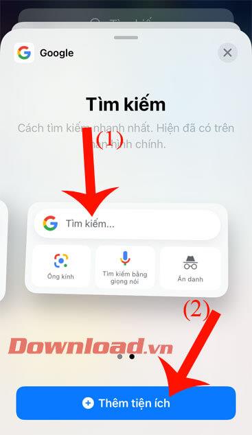 Cómo llevar el widget de búsqueda de Google a la pantalla de inicio en iOS 14