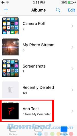 Ways to copy photos from computer to iPhone, iPad, iPod