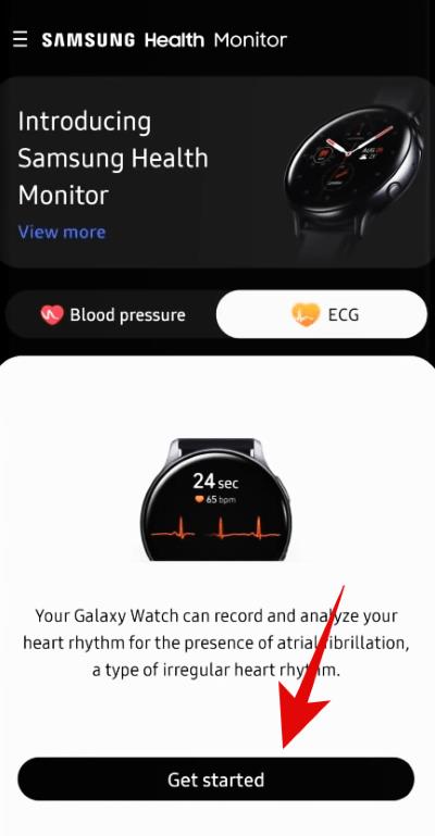 How to check ECG on Samsung Galaxy Watch