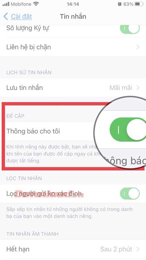 iOS 14: come utilizzare la funzione tag e risposta in linea in Messaggi