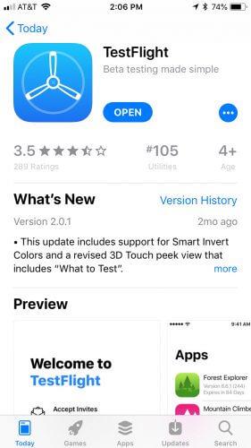 Test the app with TestFlight