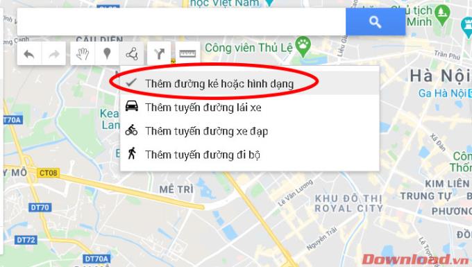 Instructions for drawing pictures on Google maps on PC and smartphone