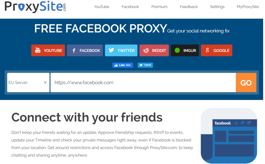 10 สุดยอดเว็บไซต์พร็อกซี่ฟรีเพื่อปลดบล็อก Facebook