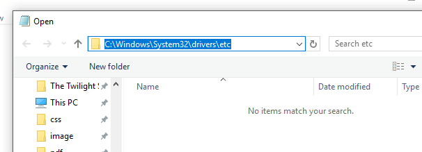 Windows10でhostsファイルを編集するときにアクセスが拒否される問題を修正