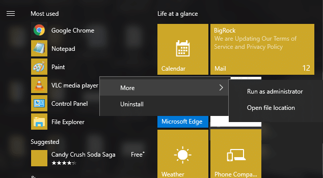 Correggi il Pin alla barra delle applicazioni mancante in Windows 10