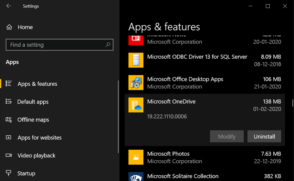 Come installare o disinstallare OneDrive in Windows 10