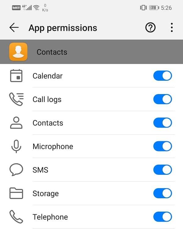 Исправить Невозможно открыть контакты на телефоне Android