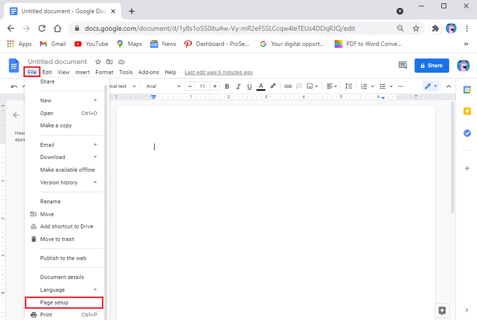 2 manières de modifier les marges dans Google Docs