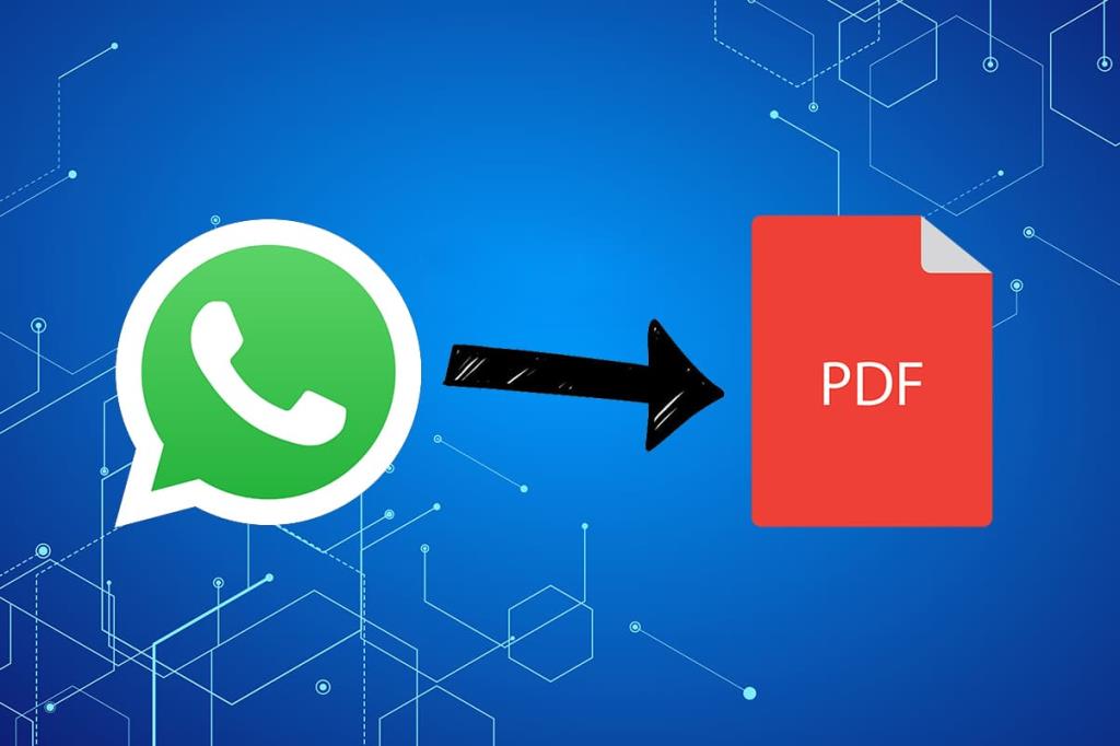 Comment exporter le chat WhatsApp au format PDF